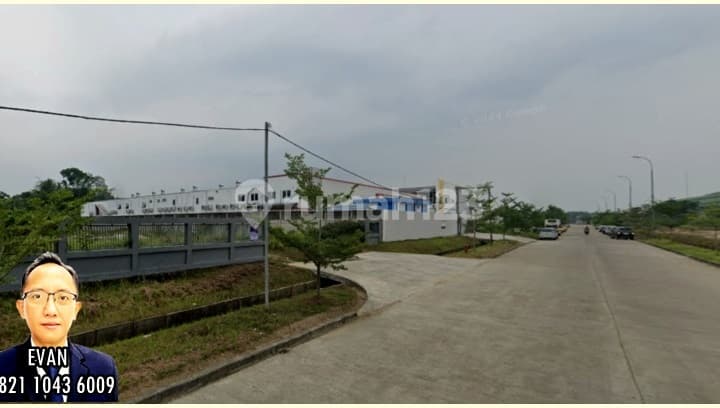 Kavling Industri, Kotak, Sudah Dipagar, Kanan Kiri Ada Pabrik