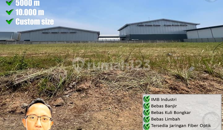 Tanah Kavling Pergudangan dan Industri Tangerang Termurah 15 Menit Dari Gerbang Tol