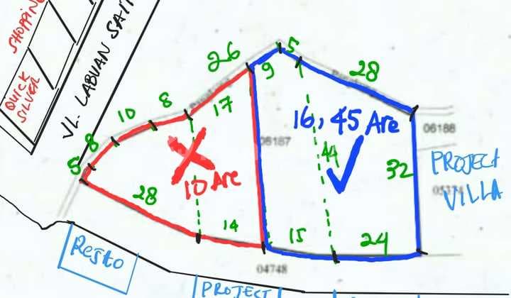 Tanah Super Strategis di Labuan Sait Pecatu Kuta Selatan