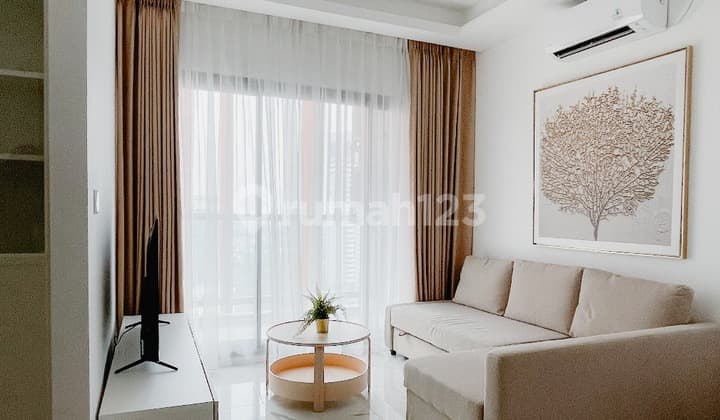 SEWA APARTEMEN 1BR+STUDY LT18 SQ RES SOUTH QUARTER RESIDENCE JAKARTA SELATAN