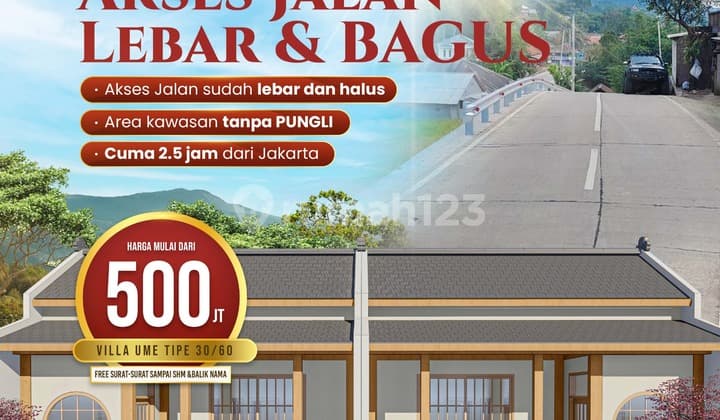 JUAL VILLA TERMURAH VILA PUNCAK 2 SHIZUKU ONSEN VILLAGE BOGOR