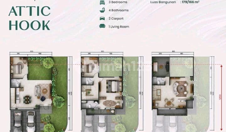 The Onyx New Cluster Of Summarecon Mutiara Makassar Type With Room Attic