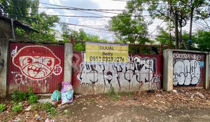 Tanah Luas Cimanggis Tepat di Pinggir Jalan Raya Bogor Sangat Cocok Untuk Gudang Dan Bisnis