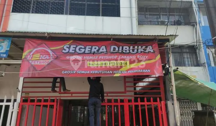 Ruko 4 Lantai Siap Bisnis dan Koskosan di Roxy Jakarta Pusat
