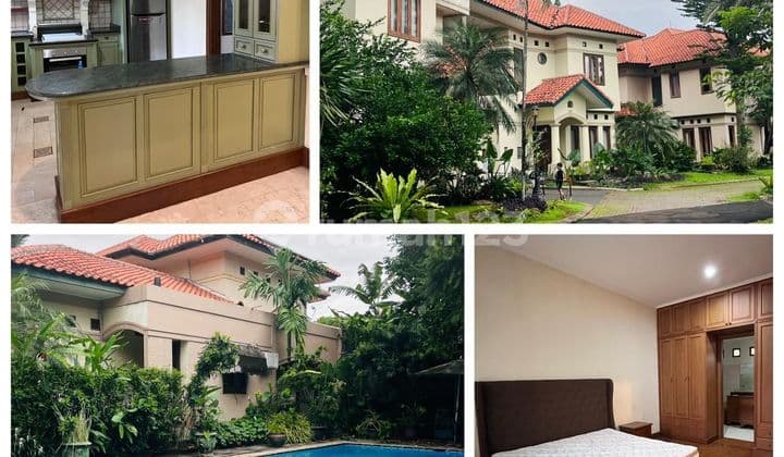 Dalam Cluster yang Asri, Rumah Full Furnished Dicipete Disewakan