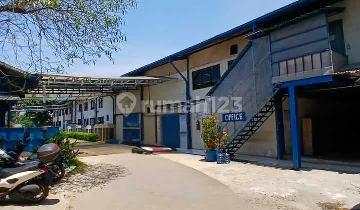 Dijual Tanah Ex Pabrik Garment di Jl. Raya Parung , Bogor (Pinggir jalan Utama Patung/Main Road)