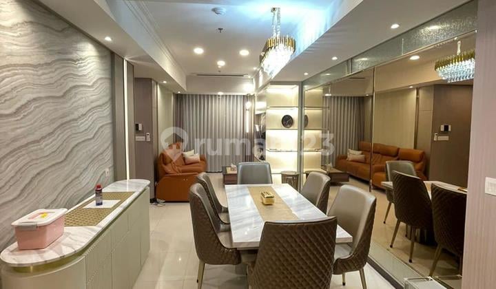 Available! Disewakan Apartemen Casa Grande Jakarta Selatan - 3 Bedroom Luas 120 Sqm High Floor Fully Furnished City View Ready To Move In!!