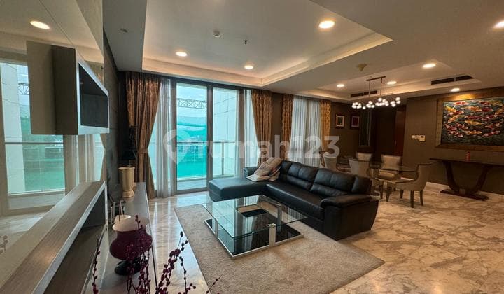 Disewakan Apartemen Senayan City Residence, Direct Access To Senayan City Mall, Size 207Sqm, View Golf, Private Lift, Fully Furnished