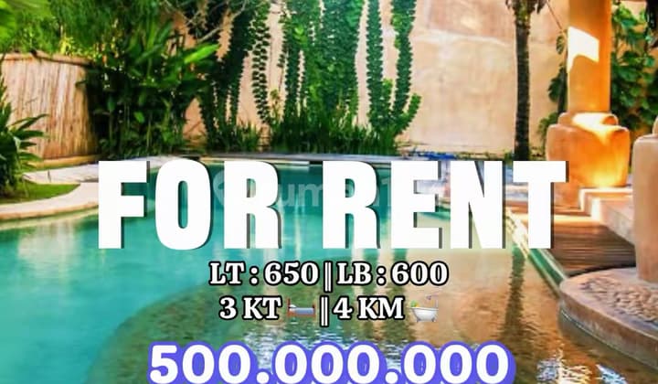 For Rent Villa Seminyak