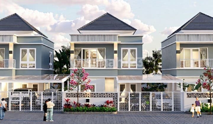 Rumah Bertingkat Harga Murah Dengan Fasilitas Kolam Renang Dalam Cluster