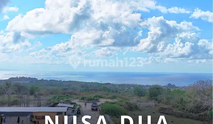 Tanah Nusa Dua Dengan View Laut Dekat Pantai Pandawa Bali