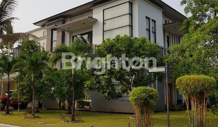 Spacious house with a large swimming pool in Sutera Magnolia, Alam Sutera, Serpong.