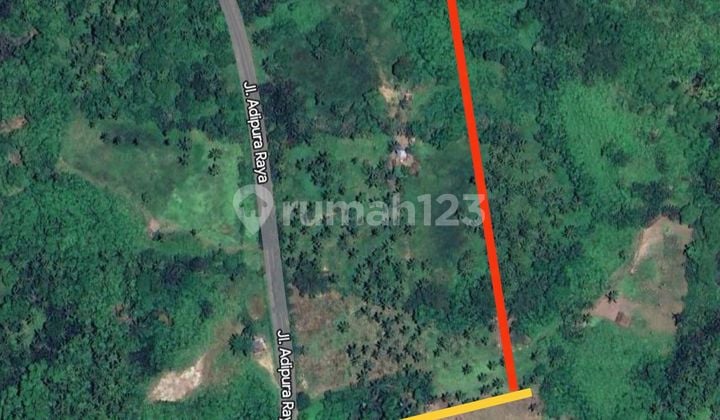 Tanah 2,9H Jl Adipura Dekat Pengadilan Terpadu Buat Real Estate