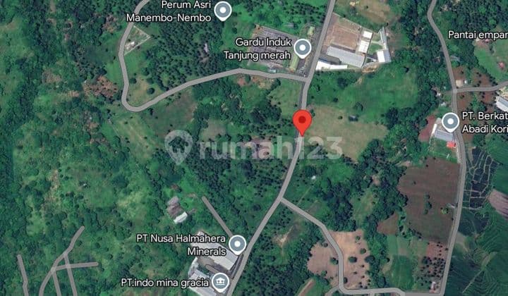 Tanah 2,5 H Dekat PLN Tanjung Merah Bitung Cocok Buat Gudang