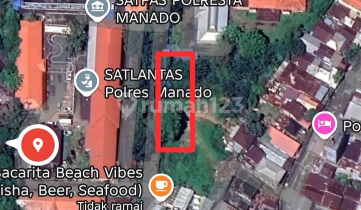 Disewakan Tanah 1000M2 2000M2 Depan Poltabes Jl17 Agustus