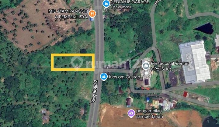 Land 900 m² on Ring Road 2, Near Planned Mayor's Office and DPRD Building.