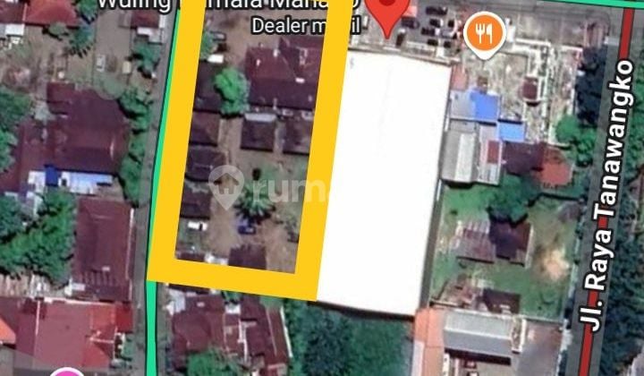 Tanah 2800m² Jl Wolter Monginsidi Samping Dealer Wuling Mobil