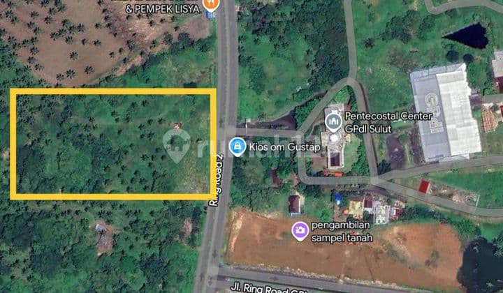 Tanah 1,2hektar Di Jl Ring Road 2 Depan Kompleks Pantekosta