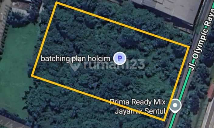 Dijual Tanah Sentul 7845m2 3 Shm Dekat Gudang Tol Harga 7 Juta Per M