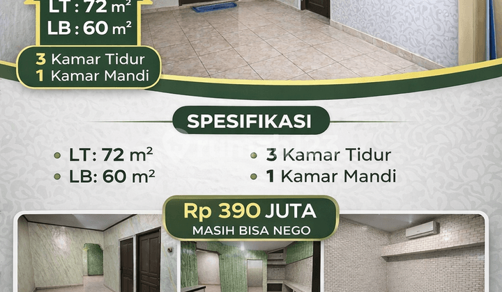 Rumah 1 Lantai di Alamanda Regency Bekasi