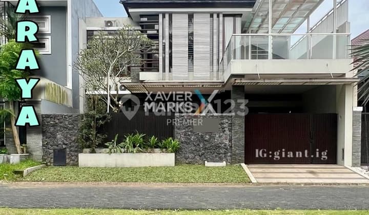 Rumah Modern Plus Kolam Renang Di Boulevard Araya Golf Malang