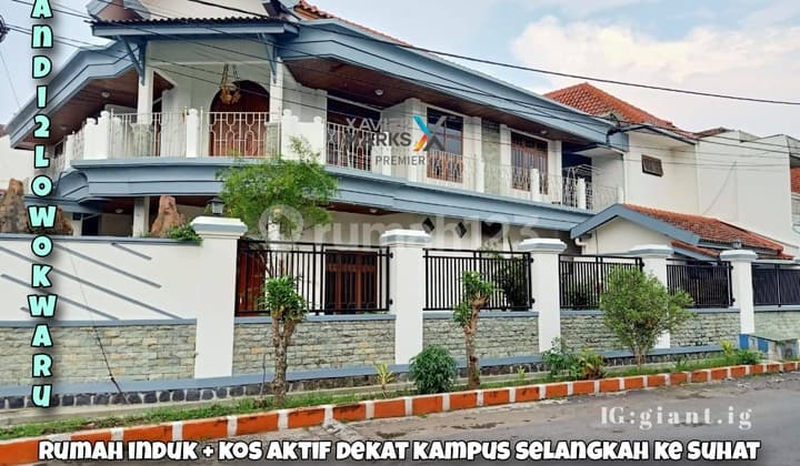 Rumah Induk Plus Kos Aktif Di di candi, Lowokwaru