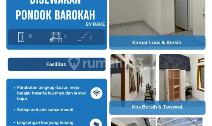 Kosan disewakan lokasi strategis bangunan baru siap huni