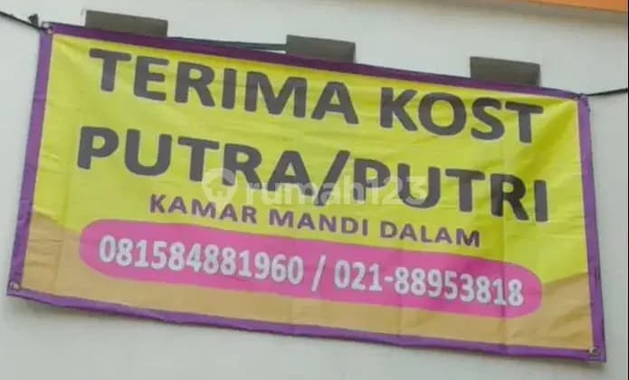 Terima Kos - Kosan Pria / Wanita Dekat Pusat Kota Bekasi