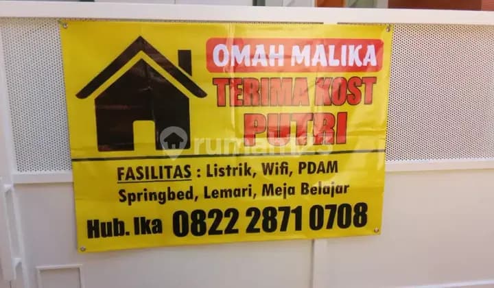 Kost Muslimah 200m dr kampus Unisma