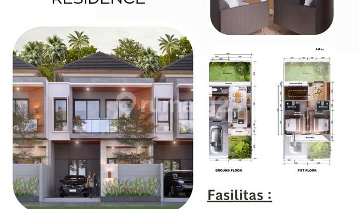 Rumah Baru Modern 2 Lantai Dekat Living World