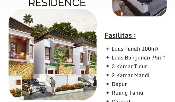 Dijual Rumah Baru One Gate 3 Kamar di Nusa Dua