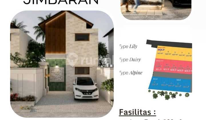 Dijual Rumah Baru 3 Kamar SHM di Jimbaran