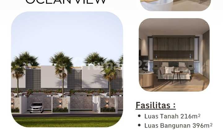 For Sale New Luxury Ocean View Villa Near Poltek Campus