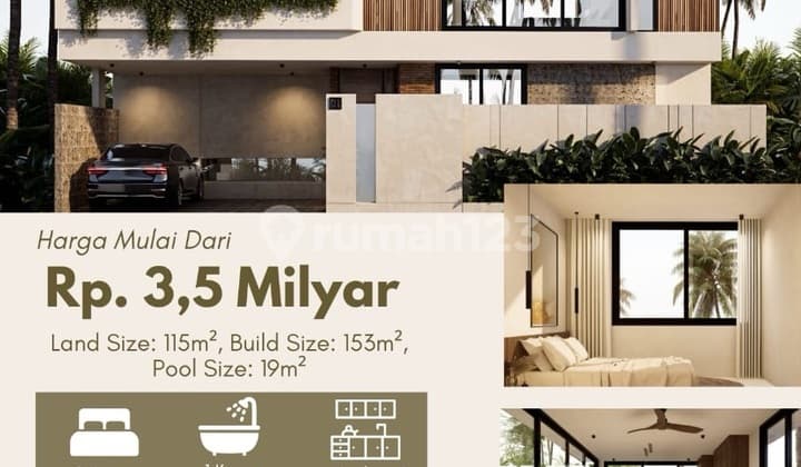 Dijual Villa One Gate 10 Menit Dari Pelabuhan Sanur