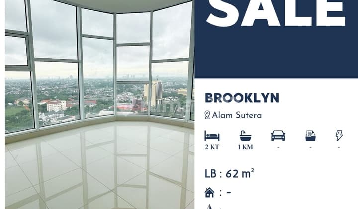 Dijual Cepat 2Br Apartemen Brooklyn - Alam Sutera, Sangat Mewah dan Strategis di Alam Sutera Siap Huni