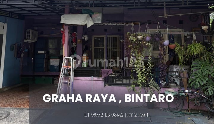 Rumah Bagus SHM di Cluster Calesta Graha Raya, Jl. Graha Raya, Pondok Jagung Timur, Serpong Utara, Kota Tangerang Selatan, Banten, Indonesia, 15326, Bintaro