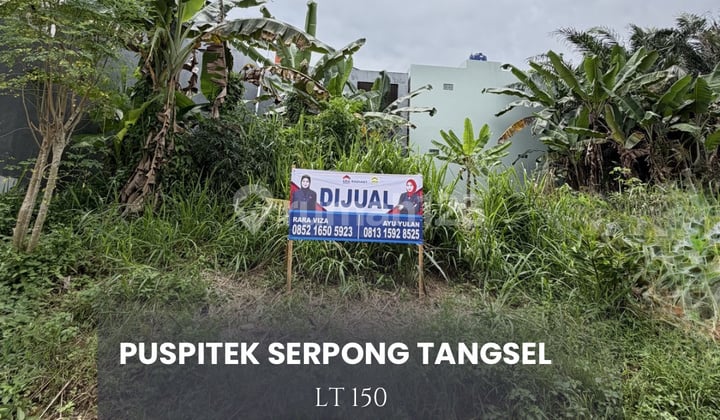 Tanah,Kavling Strategis 4 Menit ke Ice BSD
