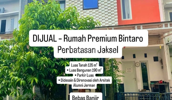 Rumah Dijual - Bintaro Jaksel Rumah Bagus SHM di Pesanggrahan