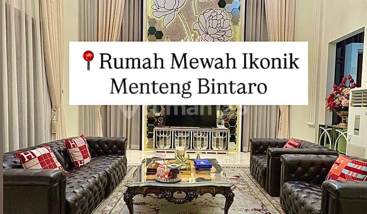 Dijual Rumah Mewah Ikonik di Dalam Cluster Exlusive Menteng - Bintaro Rumah Bagus SHM di Bintaro