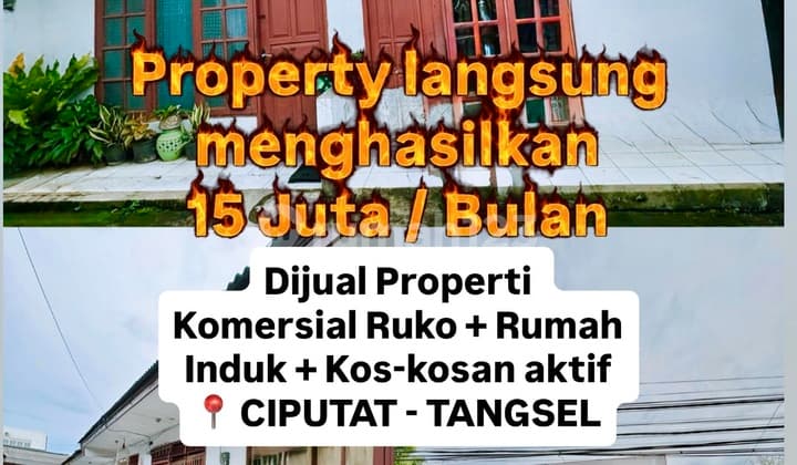 For Sale: Shop Houses and Boarding Houses by the Main Road in Ciputat