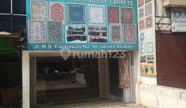 Dijual Ruko pinggir jalan Fatmawati selangkah ke Blok M