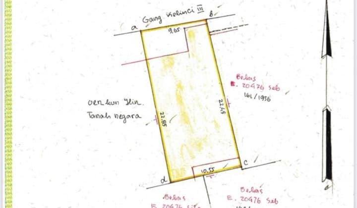 Tanah Ditengah Kota Jakarta. Pasar Baru Tanah