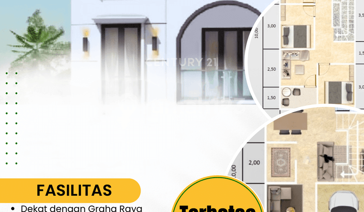 Rumah Minimalis Nempel Graha Raya Unit Terbatas 8729