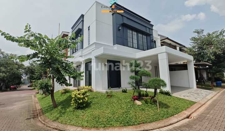 Rumah Baru 2 Lantai Hook Siap Huni Dekat Tol dan Pasar Modern BSD