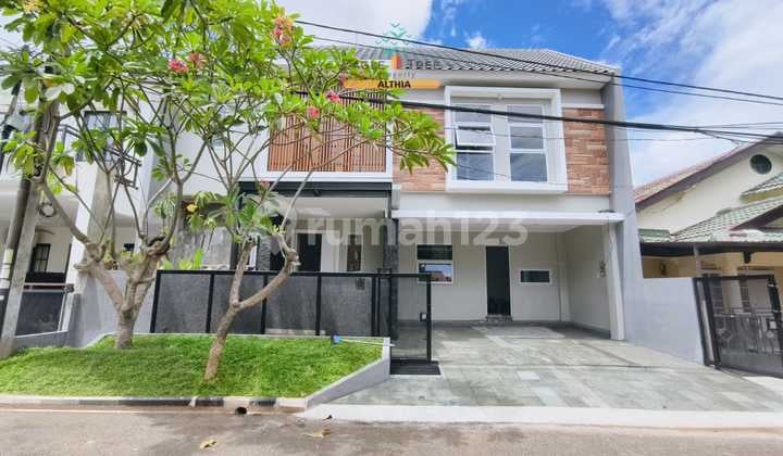 Dijual Rumah 2 Lantai Design Tropis Minimalis Di Sektor 9 Bintaro