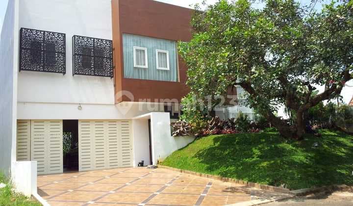Rumah Mewah Cantik Look Villa Bali Di Cluster Elit Alam Sutera