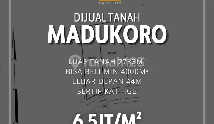 Land For Sale on Jl Madukoro, Semarang