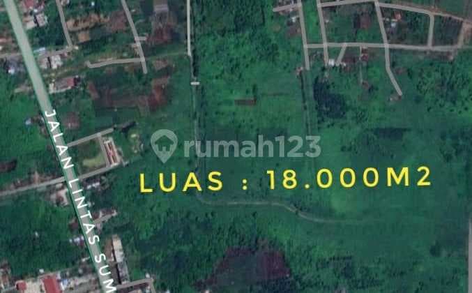 Lahan Luas 18.000M² di Pekanbaru, Strategis untuk Gudang & Pabrik