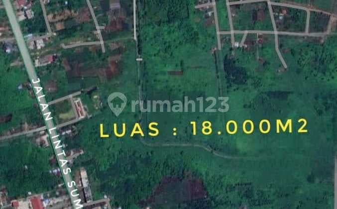 Lahan Luas 18.000M² di Pekanbaru, Strategis untuk Gudang & Pabrik