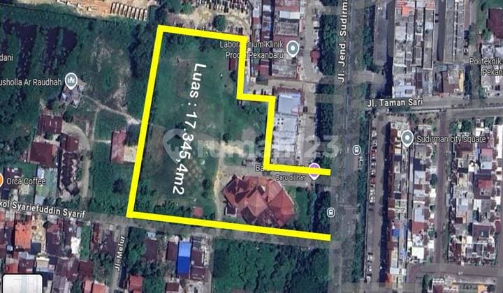 For Sale: Multipurpose Building + 1.7 Hectares of Land in Sudirman, Pekanbaru